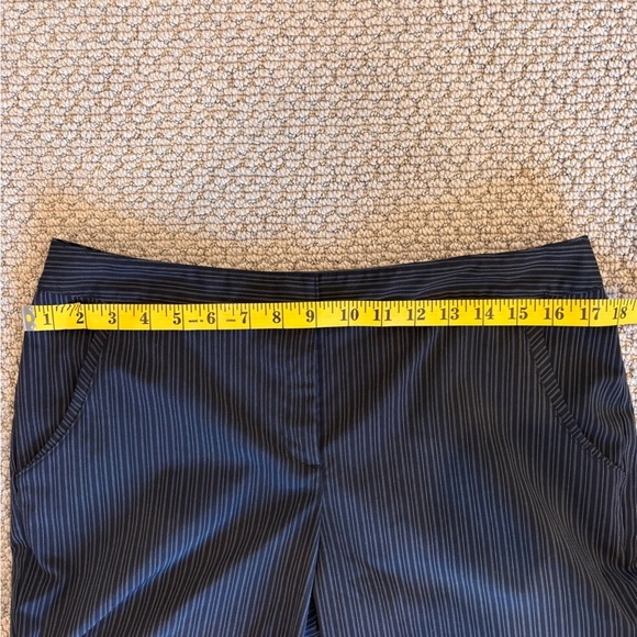 Izod Black Cropped Pants Tailored Ankle - Picture 4 of 8